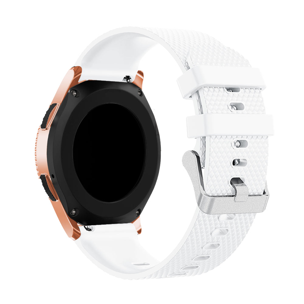 20mm Silicone Watch Strap Adjustable Watchband Bracelet for Samsung Galaxy Watch 42mm