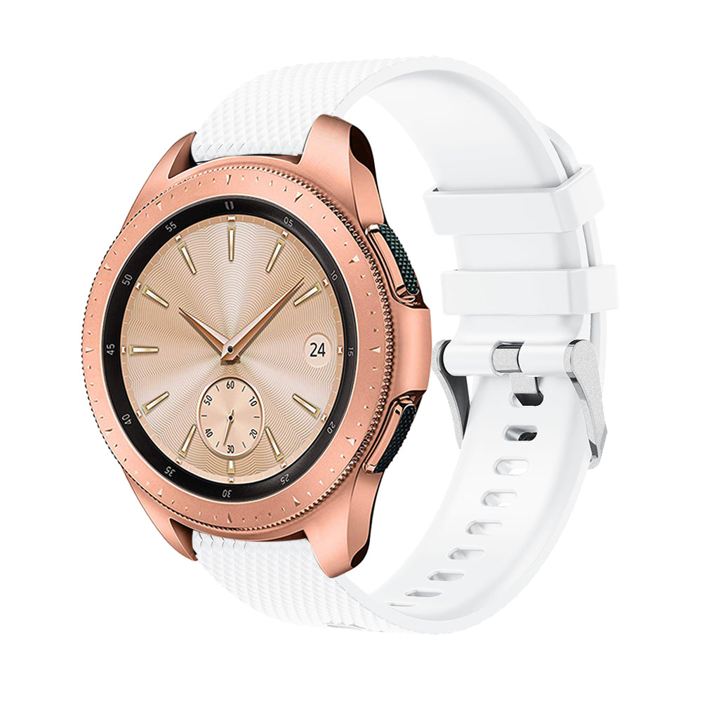 20mm Silicone Watch Strap Adjustable Watchband Bracelet for Samsung Galaxy Watch 42mm