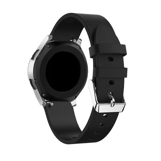 22mm Textured Genuine Leather Watch Strap for Samsung Galaxy Watch 46mm