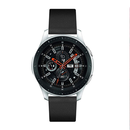 22mm Textured Genuine Leather Watch Strap for Samsung Galaxy Watch 46mm