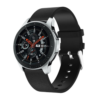 22mm Textured Genuine Leather Watch Strap for Samsung Galaxy Watch 46mm