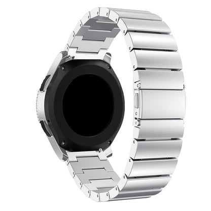 22mm Stainless Steel Watch Band for Samsung Galaxy Watch 46mm, Wrist Strap with Butterfly Buckle