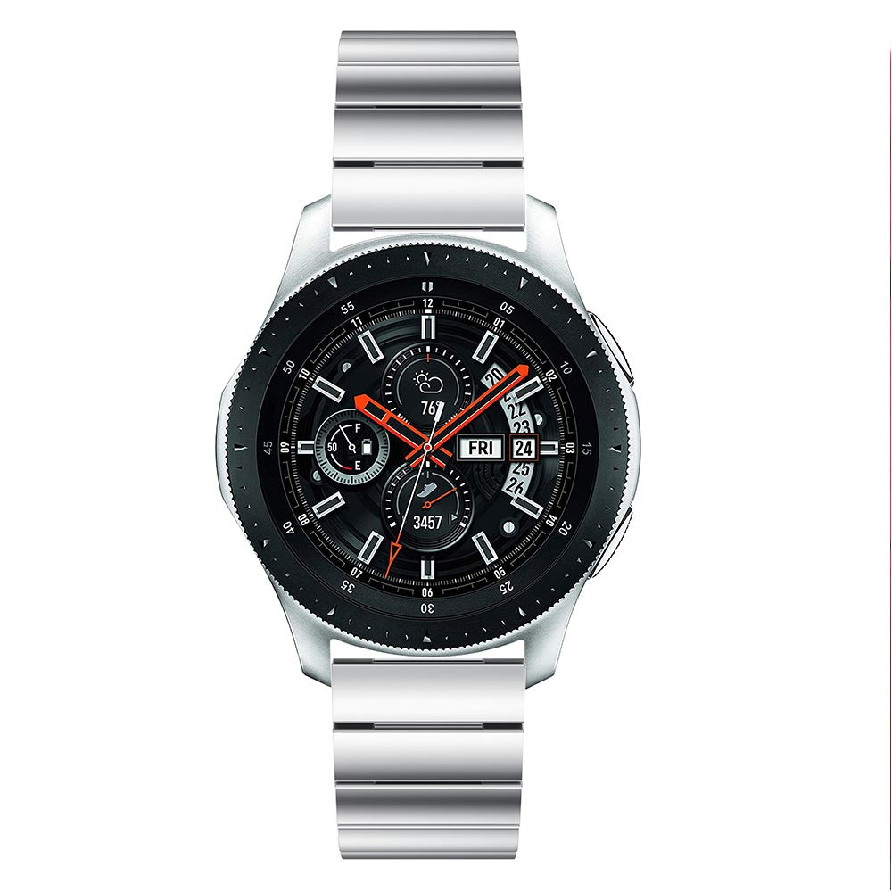 22mm Stainless Steel Watch Band for Samsung Galaxy Watch 46mm, Wrist Strap with Butterfly Buckle