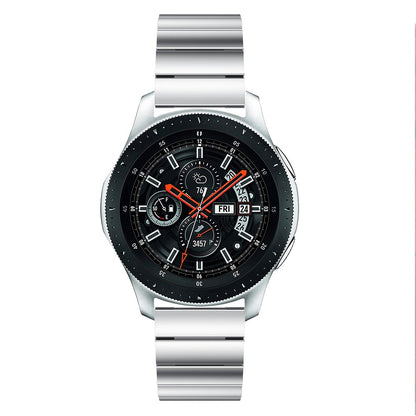22mm Stainless Steel Watch Band for Samsung Galaxy Watch 46mm, Wrist Strap with Butterfly Buckle