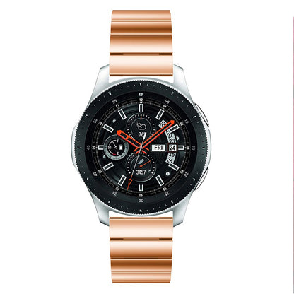 22mm Stainless Steel Watch Band for Samsung Galaxy Watch 46mm, Replacement Wrist Strap with Butterfly Buckle