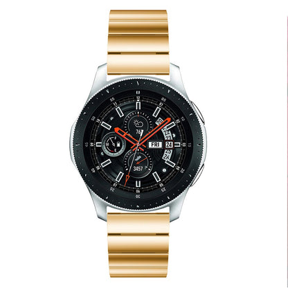 22mm Stainless Steel Watch Band for Samsung Galaxy Watch 46mm, Replacement Wrist Strap with Butterfly Buckle