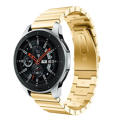 22mm Stainless Steel Watch Band for Samsung Galaxy Watch 46mm, Replacement Wrist Strap with Butterfly Buckle