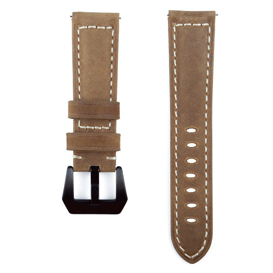 22mm Universal Cowhide Leather Watch Band for Samsung Gear S3 Classic/Frontier etc