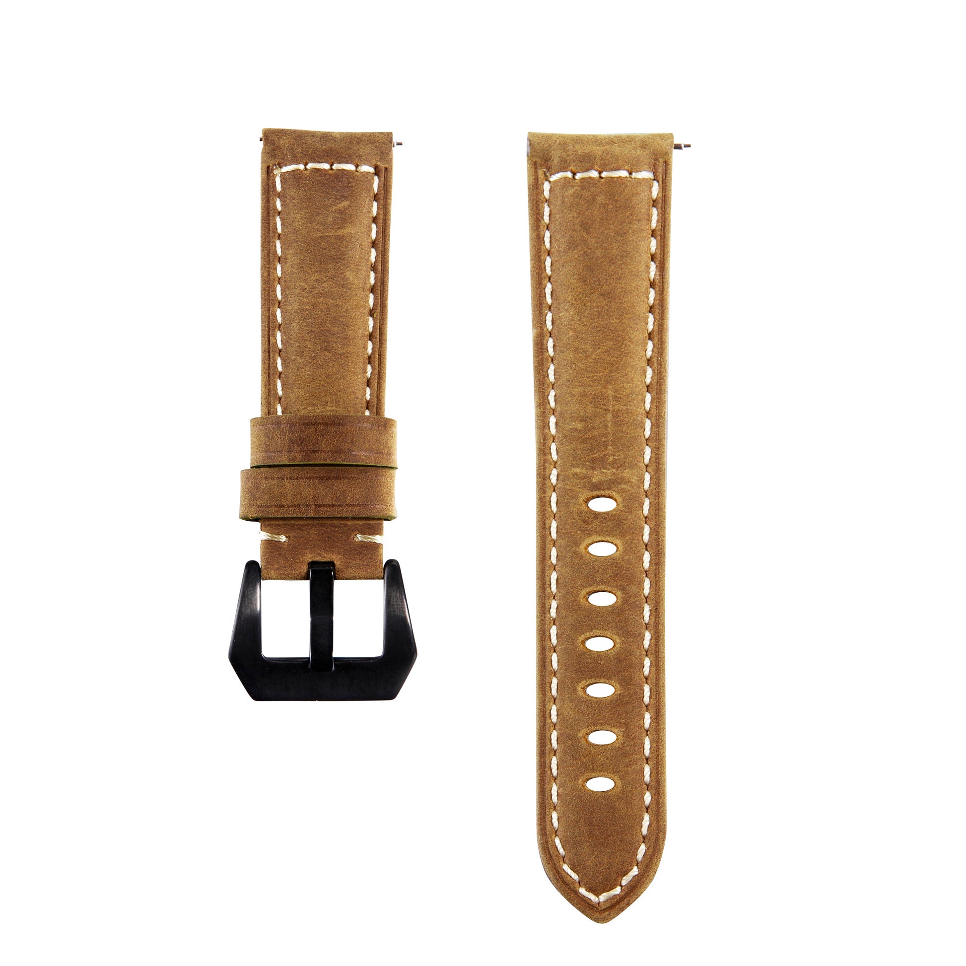 22mm Universal Cowhide Leather Watch Band for Samsung Gear S3 Classic/Frontier etc