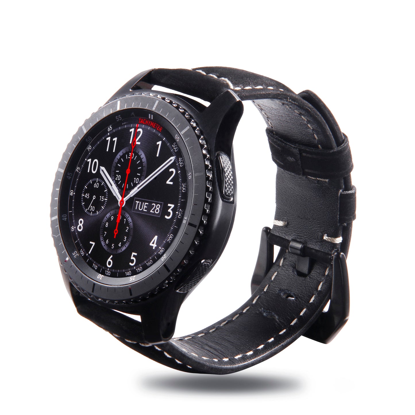 22mm Universal Cowhide Leather Watch Band for Samsung Gear S3 Classic/Frontier etc