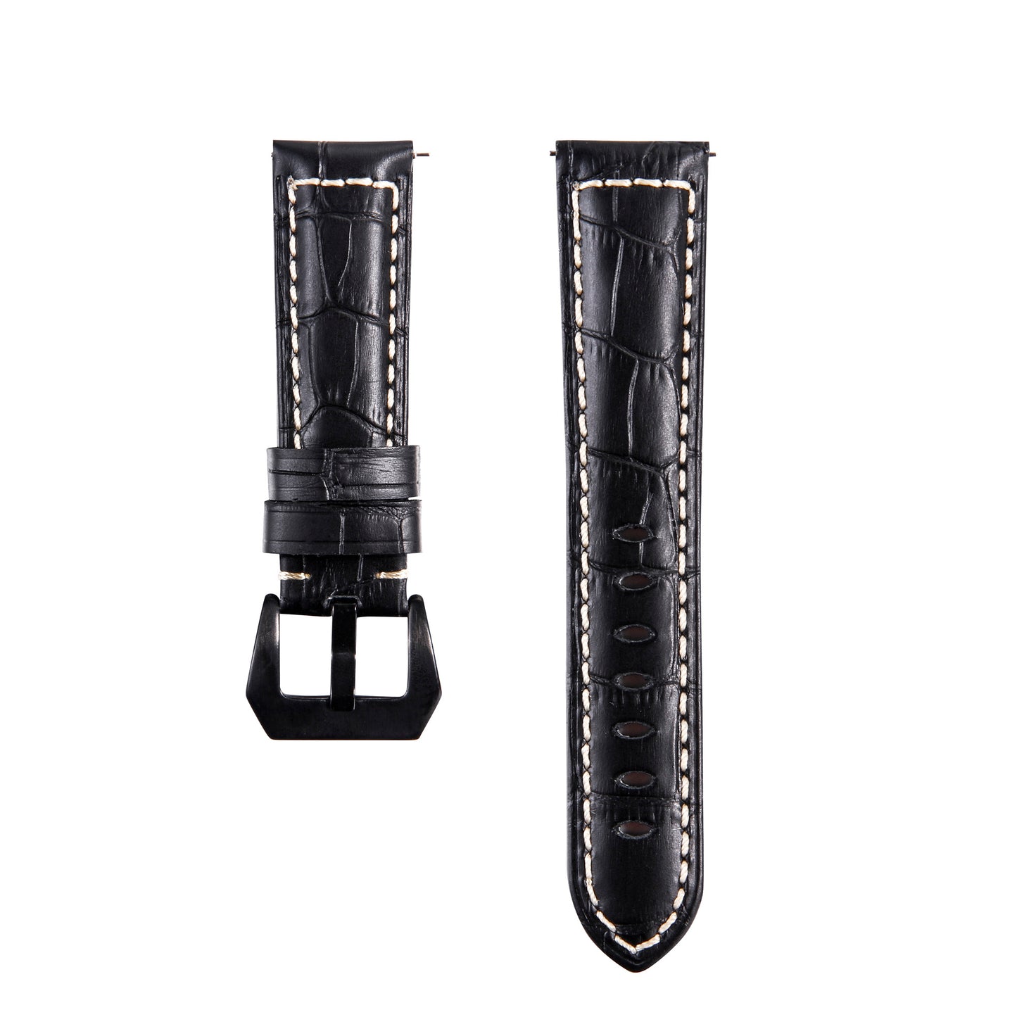 22mm Universal Cowhide Leather Watch Band for Samsung Gear S3 Classic/Frontier etc