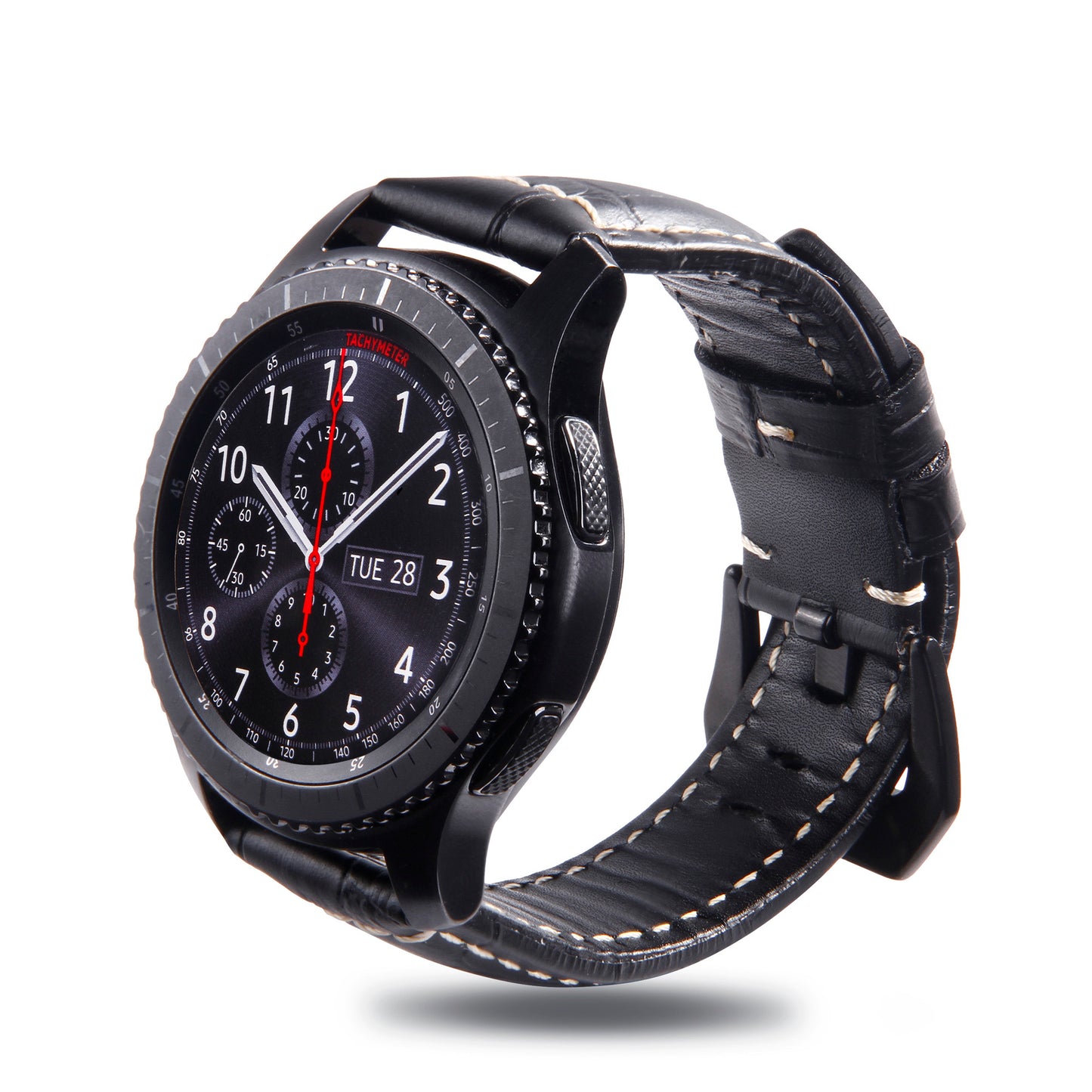 22mm Universal Cowhide Leather Watch Band for Samsung Gear S3 Classic/Frontier etc