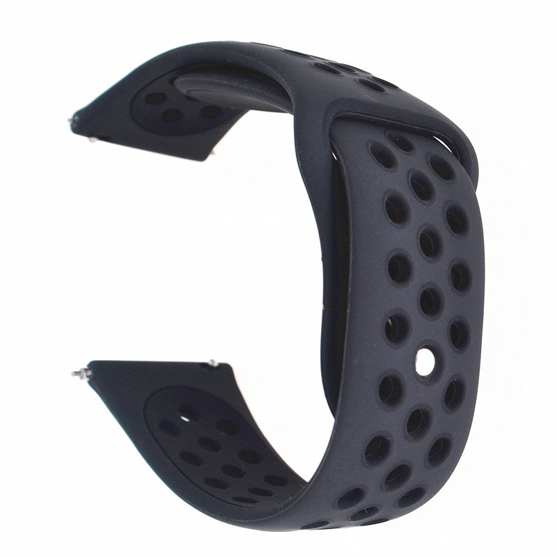 20mm Two-tone Silicone Hollow Watch Band for Samsung Galaxy Watch Active