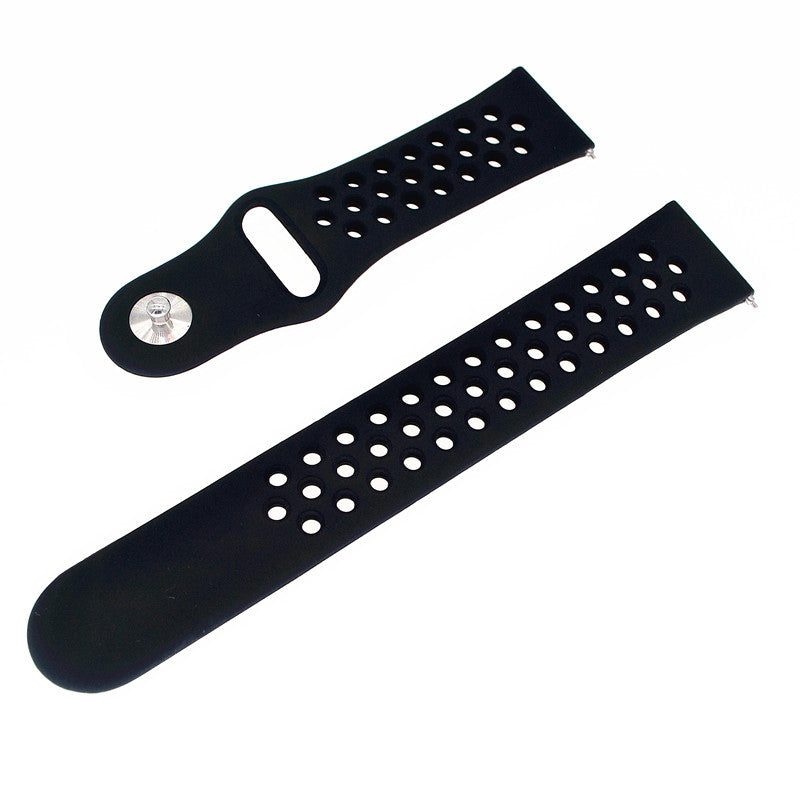 20mm Two-tone Silicone Hollow Watch Band for Samsung Galaxy Watch Active