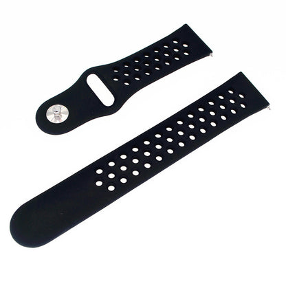 20mm Two-tone Silicone Hollow Watch Band for Samsung Galaxy Watch Active