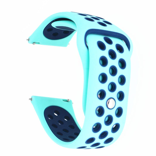 20mm Two-tone Silicone Hollow Watch Band for Samsung Galaxy Watch Active