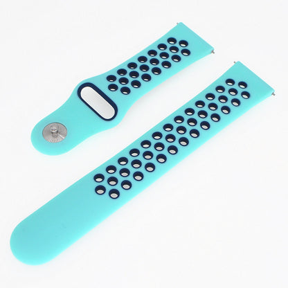 20mm Two-tone Silicone Hollow Watch Band for Samsung Galaxy Watch Active