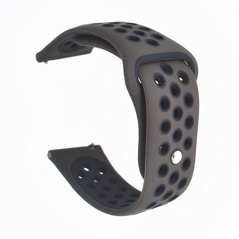 20mm Two-tone Silicone Hollow Watch Band for Samsung Galaxy Watch Active