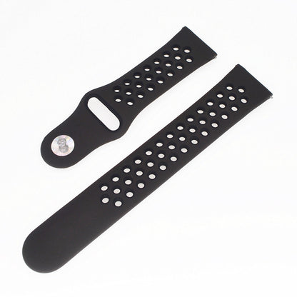 20mm Two-tone Silicone Hollow Watch Band for Samsung Galaxy Watch Active