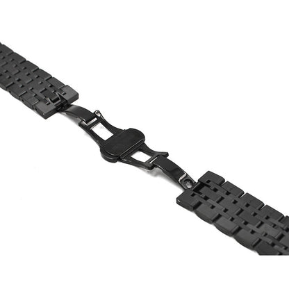 22mm Butterfly Buckle Stainless Steel Watch Band Strap for Samsung Galaxy Watch 46mm