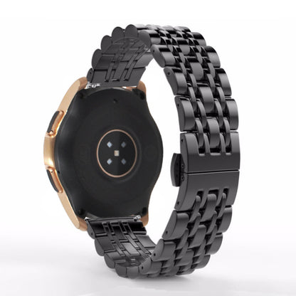 22mm Butterfly Buckle Stainless Steel Watch Band Strap for Samsung Galaxy Watch 46mm