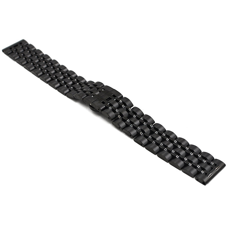 22mm Butterfly Buckle Stainless Steel Watch Band Strap for Samsung Galaxy Watch 46mm