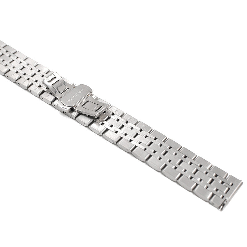 22mm Butterfly Buckle Stainless Steel Watch Band Strap for Samsung Galaxy Watch 46mm