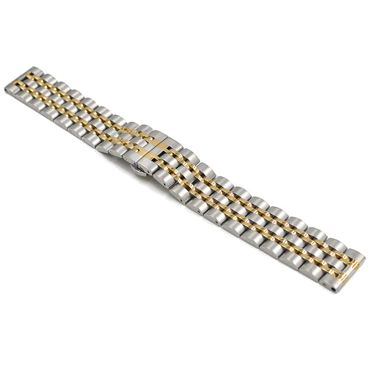 22mm Butterfly Buckle Stainless Steel Watch Band Strap for Samsung Galaxy Watch 46mm
