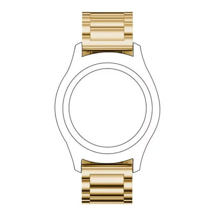 22mm Three Beads Stainless Steel Watch Strap with Folding Clasp for Huawei Watch GT / Honor Watch Magic