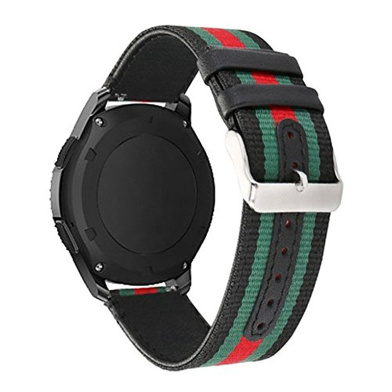 22mm Nylon + Genuine Leather Watch Band Strap for Huawei Watch GT/Honor Watch Magic