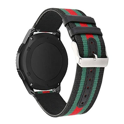 22mm Nylon + Genuine Leather Watch Band Strap for Huawei Watch GT/Honor Watch Magic