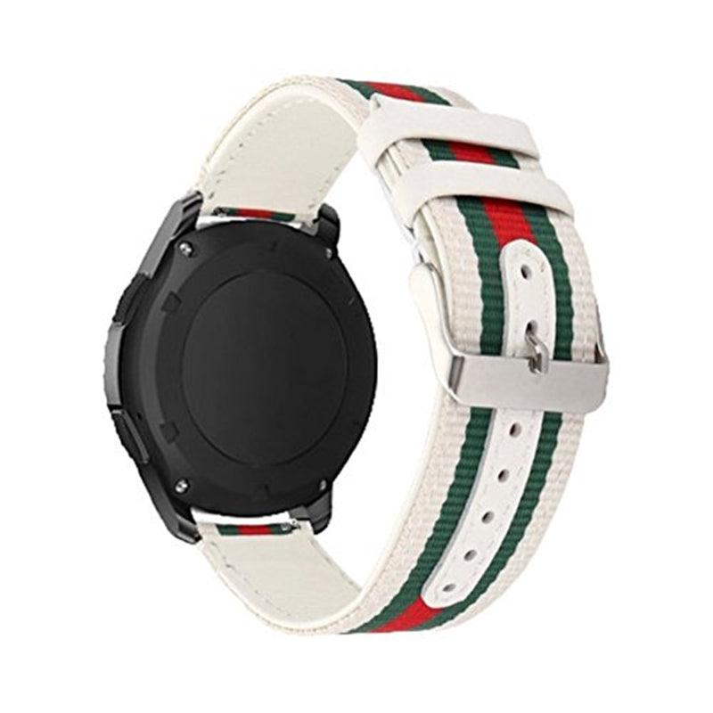 22mm Nylon + Genuine Leather Watch Band Strap for Huawei Watch GT/Honor Watch Magic