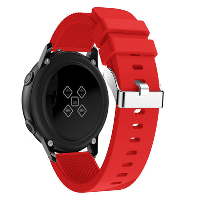 20mm Twill Texture Silicone Watch Strap for Samsung Galaxy Watch Active SM-R500