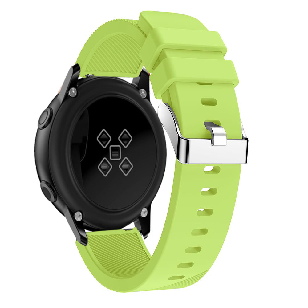 20mm Twill Texture Silicone Watch Strap for Samsung Galaxy Watch Active SM-R500