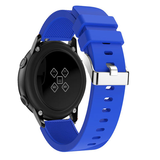 20mm Twill Texture Silicone Watch Strap for Samsung Galaxy Watch Active SM-R500