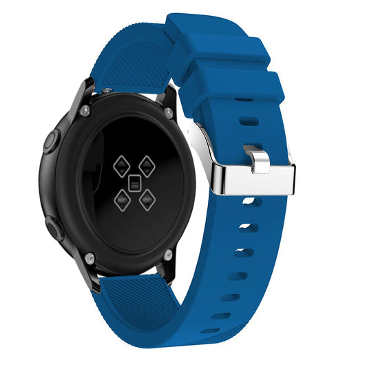 20mm Twill Texture Silicone Watch Strap for Samsung Galaxy Watch Active SM-R500
