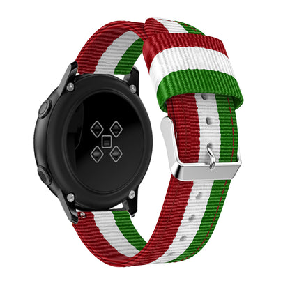 20mm Classic Buckle Nylon Watch Strap for Samsung Galaxy Watch Active SM-R500