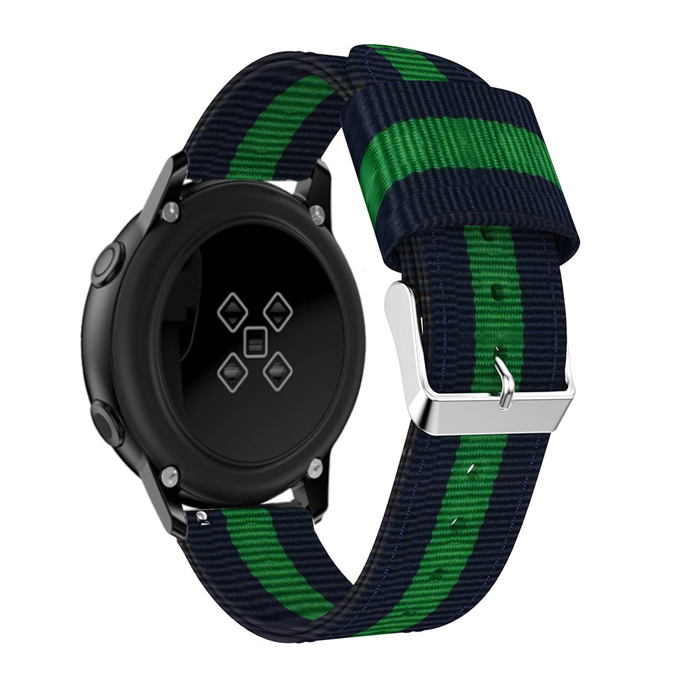 20mm Classic Buckle Nylon Watch Strap for Samsung Galaxy Watch Active SM-R500