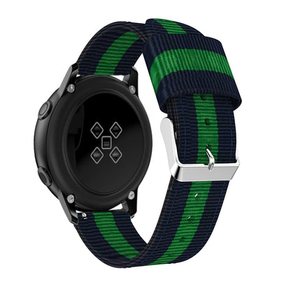 20mm Classic Buckle Nylon Watch Strap for Samsung Galaxy Watch Active SM-R500