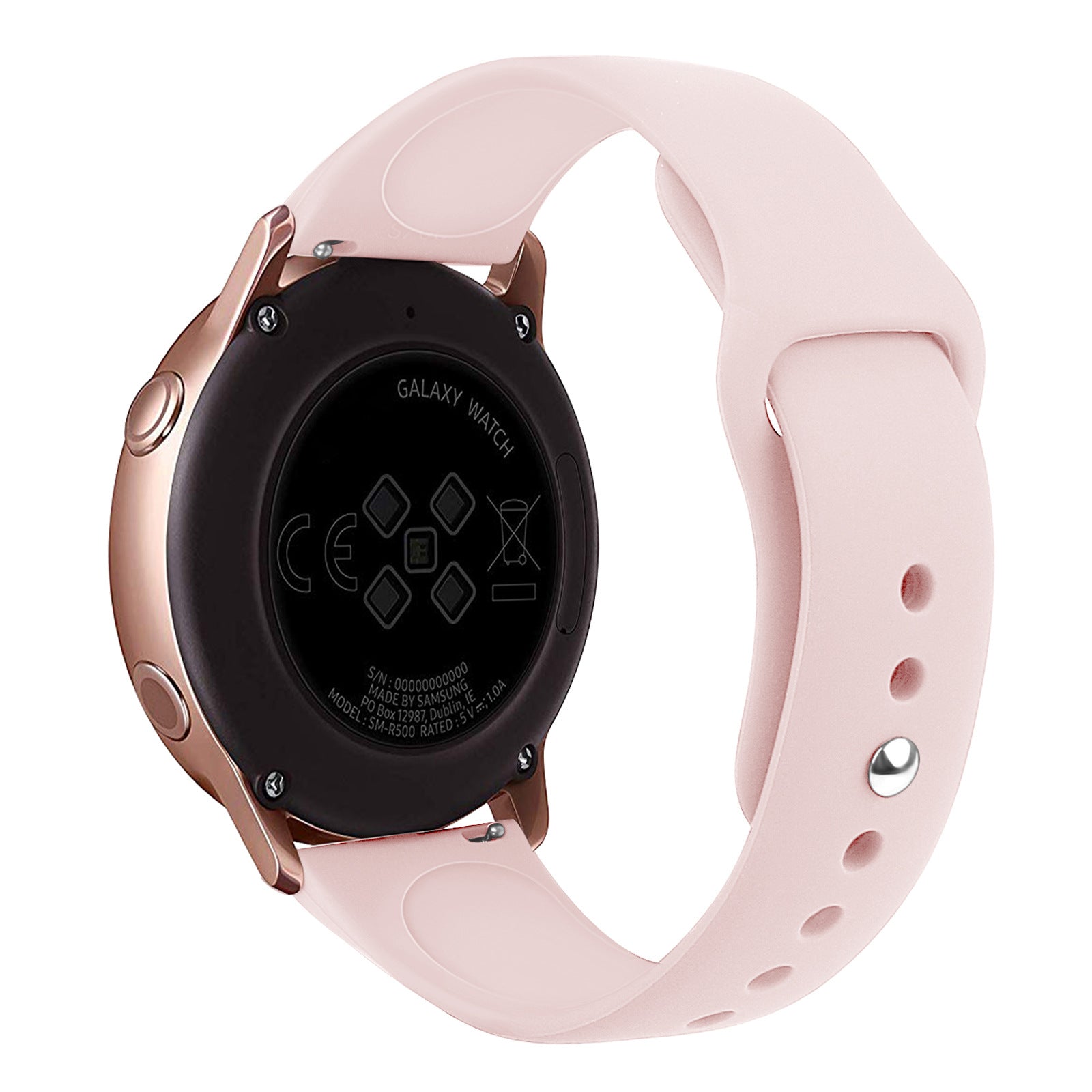 20mm Soft Silicone Watch Band Replacement for Samsung Galaxy Watch Active SM-R500