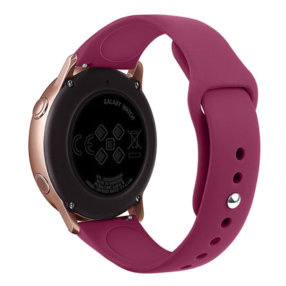 20mm Soft Silicone Watch Band Replacement for Samsung Galaxy Watch Active SM-R500