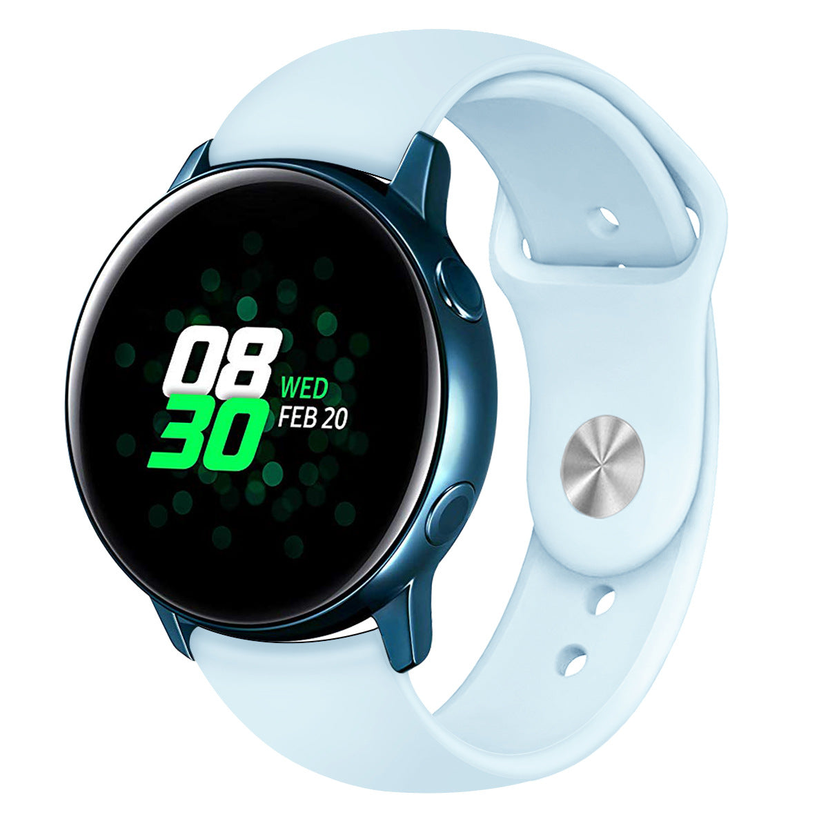 20mm Soft Silicone Watch Band Replacement for Samsung Galaxy Watch Active SM-R500