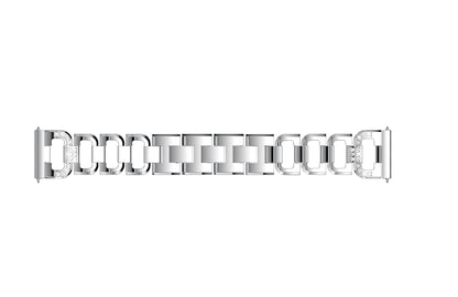 22mm D-shape Rhinestone Decor Alloy Watch Bracelet for Samsung Gear S3 Frontier / S3 Classic
