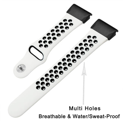 26mm Two-tone Silicone Watch Band for Garmin Fenix 5X