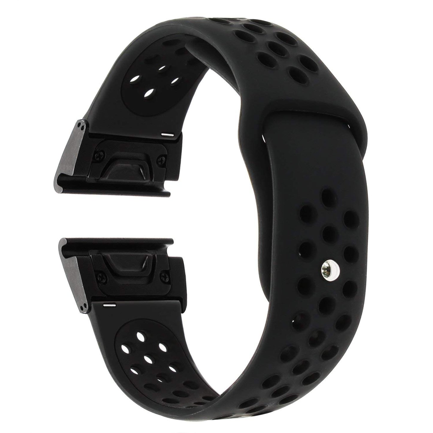 26mm Two-tone Silicone Watch Band for Garmin Fenix 5X