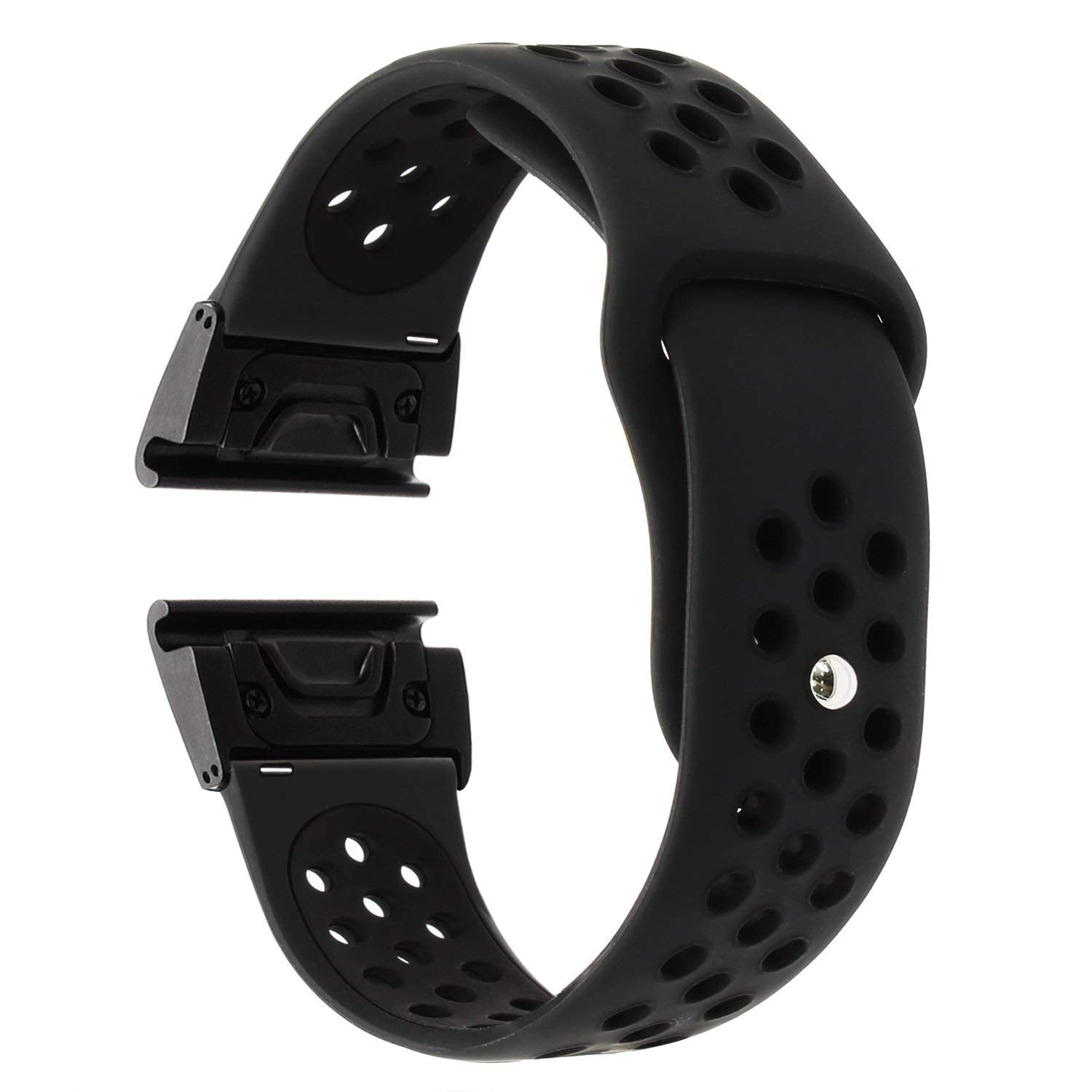 26mm Two-tone Silicone Watch Band for Garmin Fenix 5X