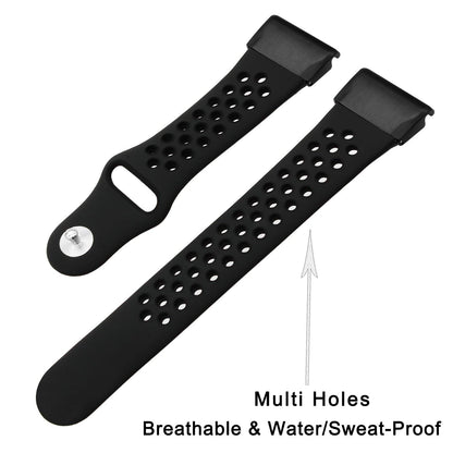 26mm Two-tone Silicone Watch Band for Garmin Fenix 5X
