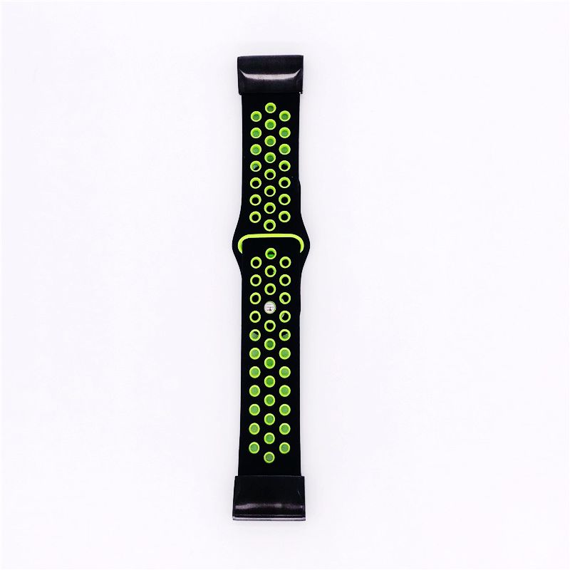 26mm Two-tone Silicone Watch Band for Garmin Fenix 5X