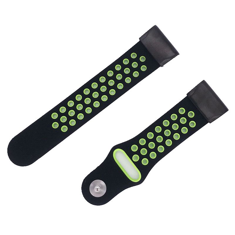 26mm Two-tone Silicone Watch Band for Garmin Fenix 5X