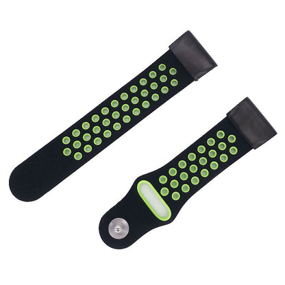 26mm Two-tone Silicone Watch Band for Garmin Fenix 5X